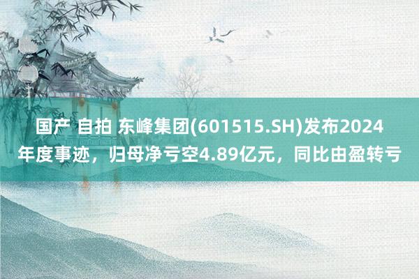 国产 自拍 东峰集团(601515.SH)发布2024年度事迹，归母净亏空4.89亿元，同比由盈转亏